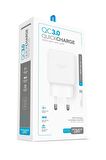 POWERWAY 3 AMPER MİCRO USB ŞARJ ALETİQC 3.0