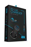 POWERWAY ARAÇ ŞARJ BAŞLIĞI 3.1 A TYPE C-USB 