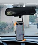 Araç İçi Dikiz Aynası Telefon Tutucu Siyah