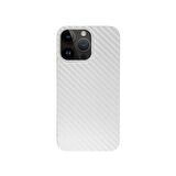 iPhone 15 Pro Uyumlu Telefon Kılıfı Carbon Beyaz
