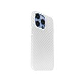 iPhone 15 Pro Uyumlu Telefon Kılıfı Carbon Beyaz