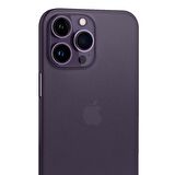 iPhone 15 Pro Max Ultra İnce Telefon Kılıfı Derin Mor