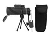 Monoküler Teleskop HD Dürbün BAK4 50x60 Tripod Telefon Klip