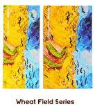 Van Gogh Wheat Field Divit Kalem Mum Mühür Kaligrafi Seti