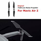 DJI Mavic Air 2 100 % Orjinal Sessiz Pervane 7238F 1 CW + 1 CCW