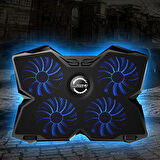 COOLCOLD Gaming 4 Fanlı Işıklı Notebook Laptop Soğutucu Stand