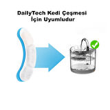 DailyTech PET Kedi Su Pınarı Çeşmesi Şelalesi için Yedek Filtre