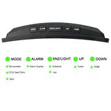 DailyTech Oval Dijital Masa Saati Alarm Termometre Zaman