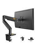 DailyTech North Bayou NB G40 Gaz Yay Kolu 22-40 İnç Ekran Masaüstü Monitör Tutucu 360 Döndürmek 3-15kg Düz Ekran Oval Ekran USB