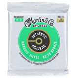 Martin MA170S Akustik Gitar Teli 10-47 Marquis Silked 80.20 Bronze Authentic Extra Light