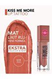 Flormar Uzun Süre Kalıcı Mat Ruj - Kiss Me More-019 Caramel-8682536040860