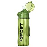 Pipetli Su Matarası Detoks Matarası İçecek Matarası Su Matarası Sporcu Matarası 750 ML