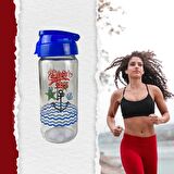 Cam Matara Cam İçecek Matarası Şişesi Sporcu İçecek Matarası 500ML
