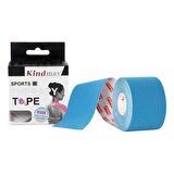 Kindmax Sporcu Bandı Kinesio Tape Mavi Renk