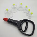 Hacamat & Masaj Kupası No:7 Silikon Tıpalı 10 adet