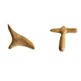 Madero Terapi Ahşap Graston Masaj Aparatı 2 li Set Model C