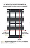 Zebra Stor Perde Ekru STB 400V02-D
