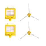 i-Robot Roomba 700 760 770 780 Uyumlu 4 Parça Yedek Filtre Fırça Seti