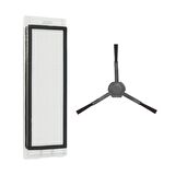 Mop Pro (STYTJ02YM) Hepa Filtre 1 Adet, Yan Fırça Siyah 1 adet