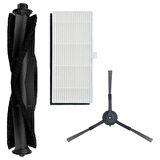 Viomi S9 Vacuum Cleaner Uyumlu 3 Parça Yedek Filtre Fırça Seti