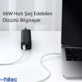 ScHitec 3in1 İphone 15/16 Uyumlu PD35W Şarj Aleti - 6A 66W Type-C to Type-C Örgülü Kablo - Type-C Earpods Kablolu Kulaklık