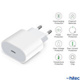 ScHitec PD35W İphone 15/16 Uyumlu Type-C Çıkışlı Ev Tipi Şarj Aleti Başlık Beyaz YK61