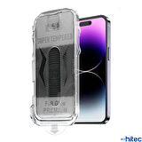 ScHitec Apple iPhone 15 Pro 5D Hayalet Ekran Koruyucu Magic Kolay Uygulama Aparatlı