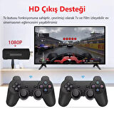 ScHitec Retro 4K Game Stick 3D Arcade Atari Makinası 35000 Oyunlu Konsol
