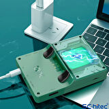 ScHitec X6 3.5inç IPS Ekran Taşınabilir Retro El Atari Oyun Konsolu 10000 Oyunlu Tv Bağlanan 32Gb Beyaz