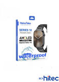 ScHitec Watch Ultra 10 Amoled Ekran WaterProof 3 Kordonlu Akıllı Saat Siyah