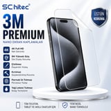SChitec SAMSUNG Galaxy A30S Uyumlu Ön Yüzey Nano Şeffaf Hidrojel Ekran Koruyucu