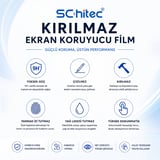 SChitec LG K20+ Uyumlu Ön Yüzey Nano Şeffaf Hidrojel Ekran Koruyucu