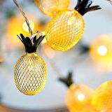 BUFFER® Dekoratif Pilli Pineapple Ananas Pilli Şerit Led Işık (1 Metre)