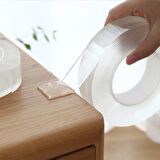 BUFFER® Çift Taraflı Nano Bant Kuvvetli Silikon Jel Yapıştırıcı 3 metre