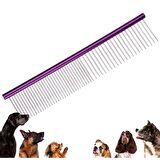 BUFFER® Parlak Metal Köpek Tarağı Renkli  Pet Köpek Pire Tımar Tarağı Köpek Tüyü Tarama