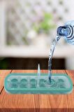 BUFFER® Silikon Tabanlı Yapışmaz Kolay Çıkabilen 12'Li Buz Kalıbı