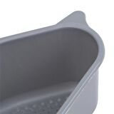  BUFFER® Vantuzlu Üçgen Sebze Meyve Lavabo Raf Evye Süzgeç Sünger Tutucu Düzenleyici Organizer