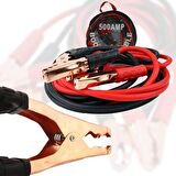  BUFFER® 1.5 Mt Şarj Kablosu+ Pilli El Fener+1200 Amper Akü Kablosu+2 Metre 16A 4000W Uzatma Kablosu