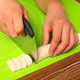 BUFFER® 40*50 cm Silikon Ölçekli Kolay Hamur Açma Matı ve Silikon Şeffaf Kolay Hamur Yoğurma Torbası