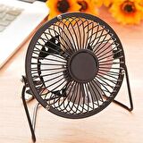 BUFFER® Soğutucu Serinletici Pervaneli Masaüstü Küçük Ayaklı Vantilatör Klima Usb Fan Metal Fan