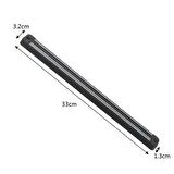  BUFFER® 360 Derece Dönebilen Mekanizmalı Yuvarlak Tepsi Organizer + Manyetik Bıçak Askısı 33Cm