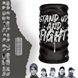 Stand Up And Fıght Boyunluk Bere Bandana Maske Bone Toka Saçbandı