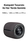 Bluetooth Hoparlör 10 W RGB Taşınabilir Kablosuz TWS Streo Ses Bombası Gri X6702_M1