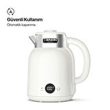 Xenon Smart Akıllı Kettle 1.5LT Hacimli Ön Ayarlı Isıtma Özellikli Led Ekranlı 360° Dönebilen 2200W Su Isıtıcı X7101