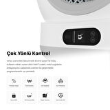 Xenon Smart Akıllı Otomatik Kameralı Kedi Tuvaleti UV Sterilizasyonlu 72L Hacim 7L Kapasiteli Cat Cleaner X8623