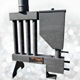 Pelet Sobası Petekli Pelet Soba Camlı Şömine Soba Stove Füze Roket