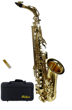 Midex SF-8000 Gold Profesyonel Alto Saksafon Çanta ve Aksesuar Dahil (Mib)