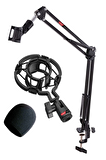 Lastvoice Nb39PSM Mikrofon Standı + Shock Mount + Sünger Seti