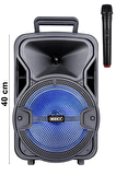 Midex MXR-200 Mini Taşınabilir Seyyar Mikrofonlu Akülü Ses Sistemi Hoparlör (200 Watt 8İNÇ)