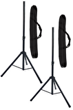 Lastvoice KB02CSX 2Lİ SET Taşıma Çantalı Üst Segment Kabin Hoparlör Standı Sehpası Ayağı (70 kg Taşıma Kapasitesi)